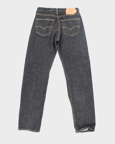 Vintage Levi's 501 Black Dark Wash Denim Jeans - W28 L31