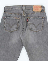 Vintage Levi's 501 Grey Stone Wash Denim Jeans - W32 L28