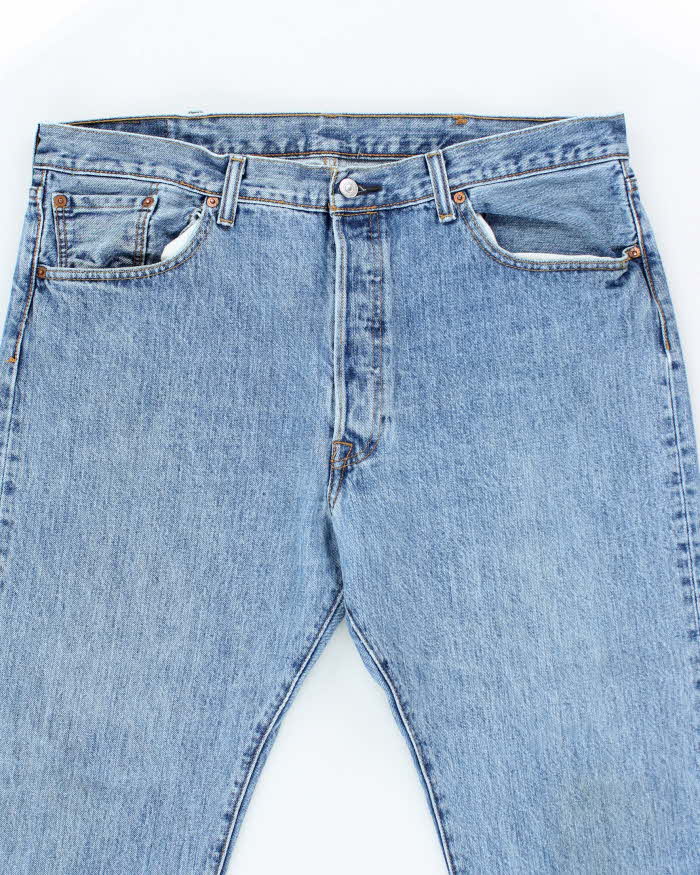 Vintage Levi's 501 Blue Light Wash Denim Jeans - W36 L30