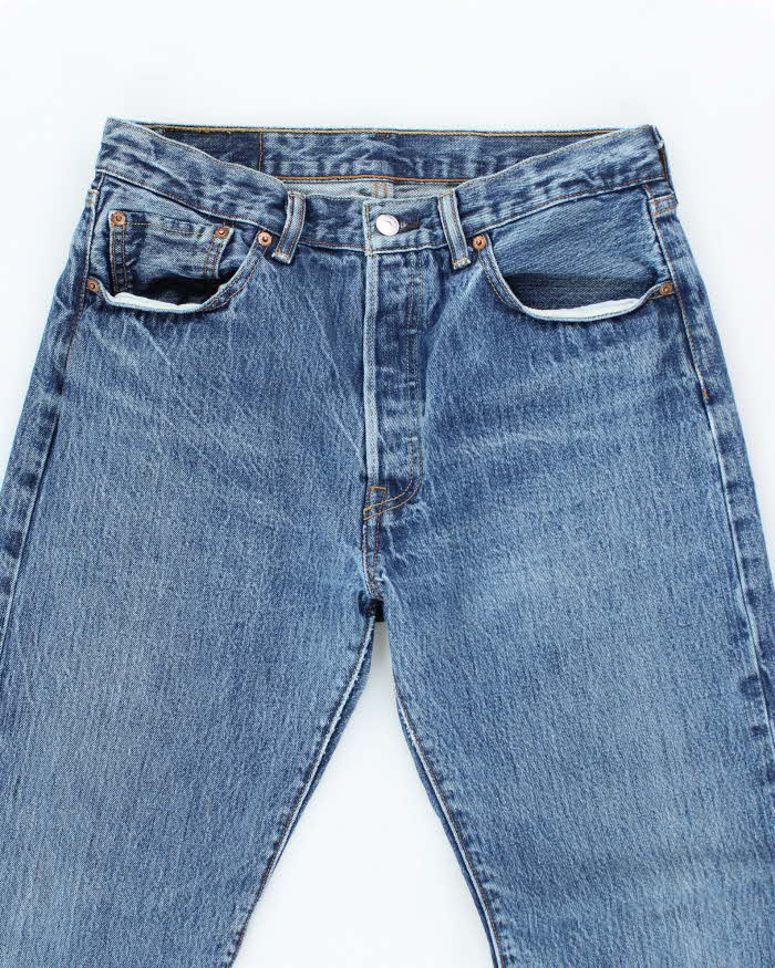 Vintage Levi's 501 Blue Medium Wash Denim Jeans - W30 L26