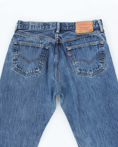 Vintage Levi's 501 Blue Medium Wash Denim Jeans - W30 L26