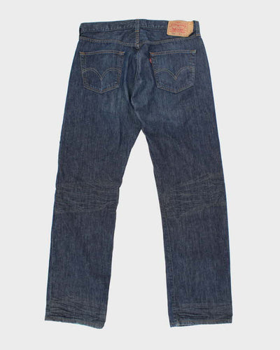 Vintage Levi's 501 Blue Dark Wash Denim Jeans - W35 L32