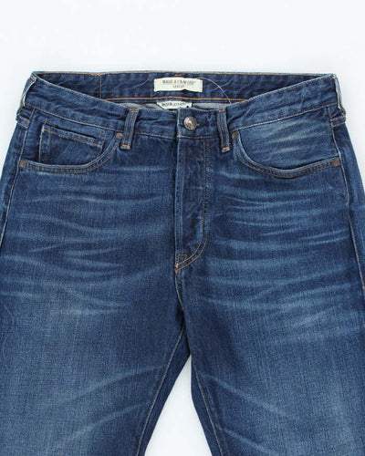 Vintage Levi's Blue Dark Wash Denim Jeans - W30 L29