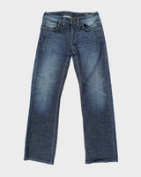 Vintage Y2K Buffalo Relaxed Fit Blue Dark Wash Denim Jeans - W30 L32
