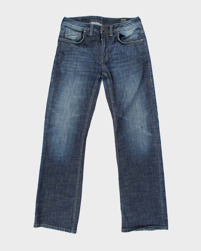 Vintage Y2K Buffalo Relaxed Fit Blue Dark Wash Denim Jeans - W30 L32