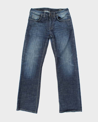 Vintage Y2K Buffalo Relaxed Fit Blue Dark Wash Denim Jeans - W30 L32