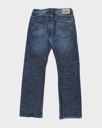 Vintage Y2K Buffalo Relaxed Fit Blue Dark Wash Denim Jeans - W30 L32