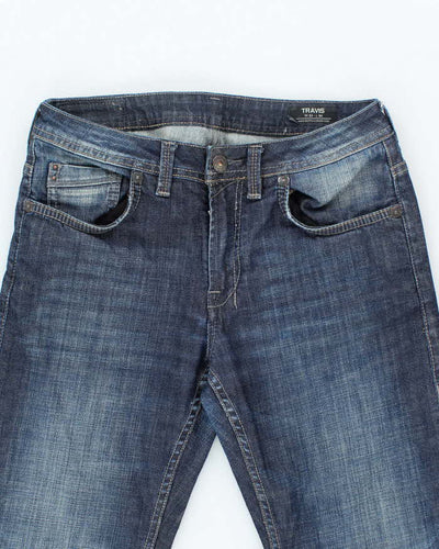 Vintage Y2K Buffalo Relaxed Fit Blue Dark Wash Denim Jeans - W30 L32