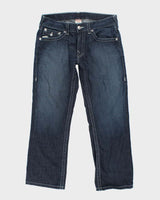 Vintage Y2K True Religion Dark Wash Relaxed Fit Jeans - W33 L27