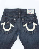 Vintage Y2K True Religion Dark Wash Relaxed Fit Jeans - W33 L27