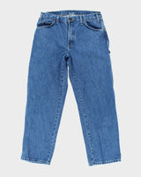 Vintage Dickies Dark Wash Workwear Carpenter Jeans - W34 L30