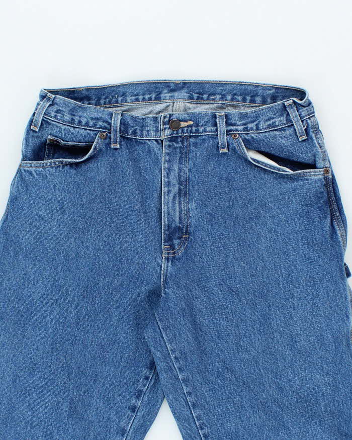 Vintage Dickies Dark Wash Workwear Carpenter Jeans - W34 L30
