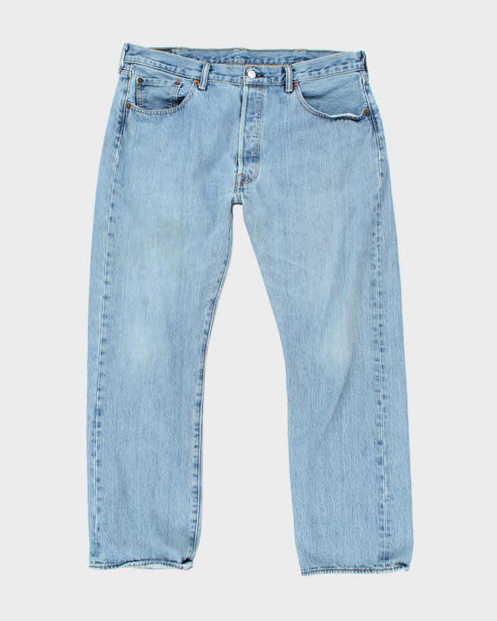 Vintage 90's Levi's 501 Light Wash Denim Jeans - W34 L27