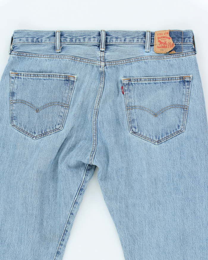 Vintage 90's Levi's 501 Light Wash Denim Jeans - W34 L27