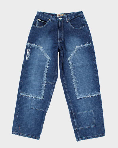Vintage 2000's South Pole Ultra Baggy Double Knee Textured Jeans - W30 L29