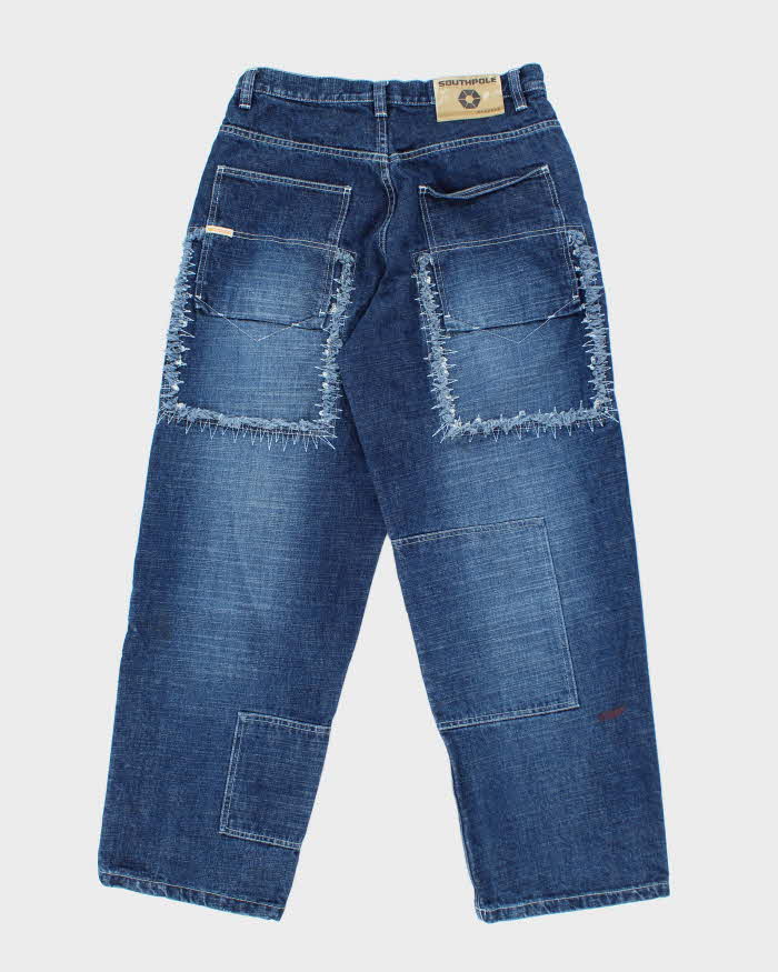Vintage 2000's South Pole Ultra Baggy Double Knee Textured Jeans - W30 L29