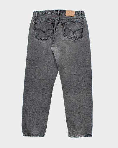 Vintage 90's Levi's 501 Grey Stone Wash Jeans - W34 L28