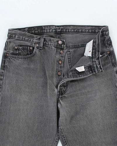 Vintage 90's Levi's 501 Grey Stone Wash Jeans - W34 L28