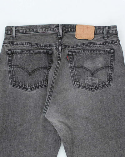 Vintage 90's Levi's 501 Grey Stone Wash Jeans - W34 L28