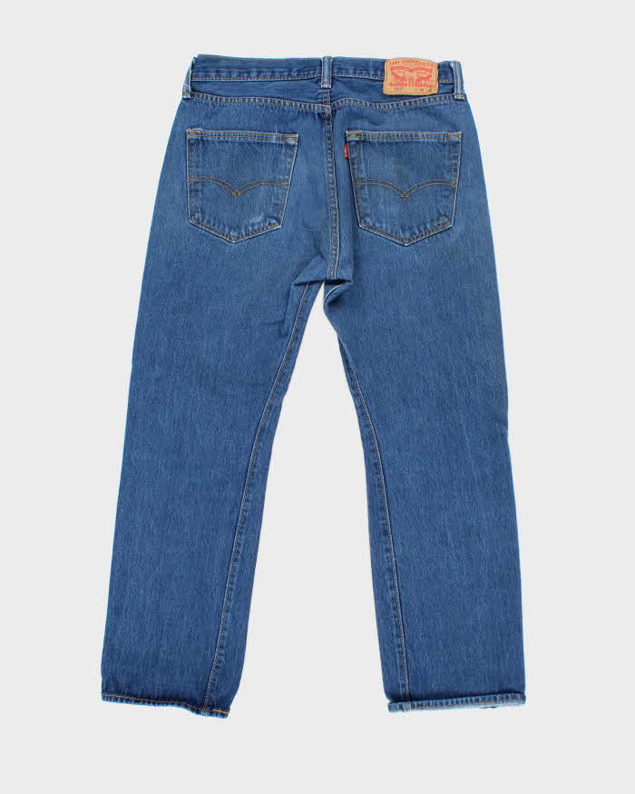 Vintage 90's Levi's 501 Blue Dark Wash Jeans - W31 L26