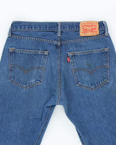 Vintage 90's Levi's 501 Blue Dark Wash Jeans - W31 L26