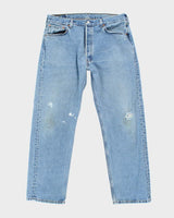 Vintage 90's Levi's 501 Blue Mid Wash Jeans - W34 L29