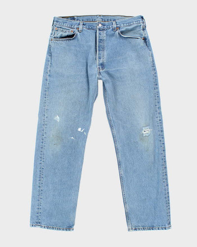 Vintage 90's Levi's 501 Blue Mid Wash Jeans - W34 L29