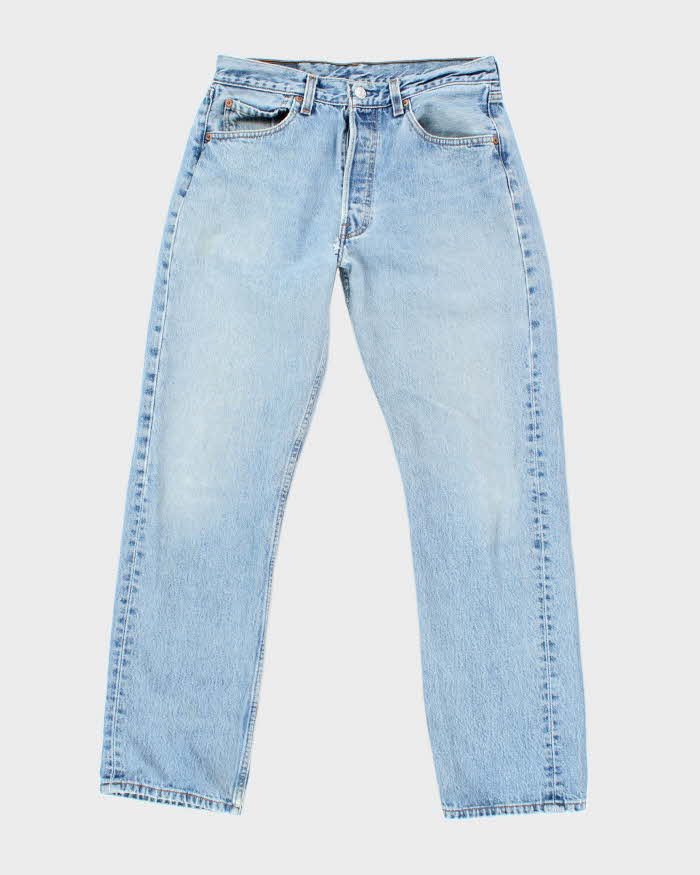 Vintage 90's Levi's 501 Blue Mid Wash Jeans - W30 L29