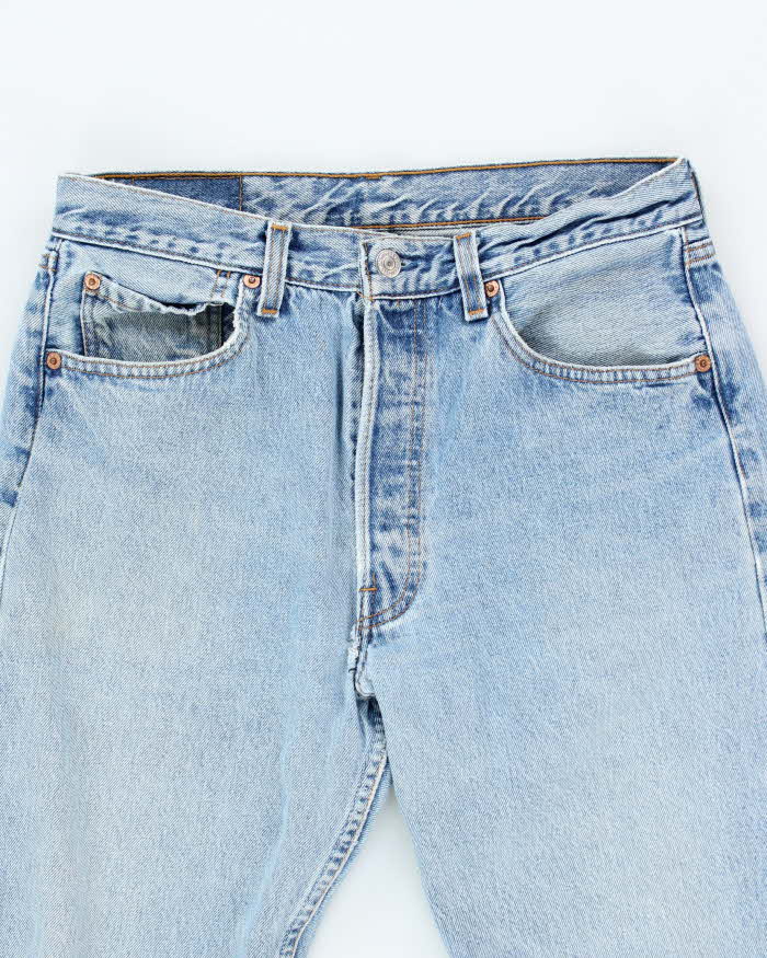 Vintage 90's Levi's 501 Blue Mid Wash Jeans - W30 L29