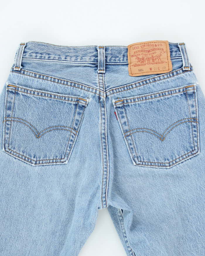 Vintage 90's Levi's 501 Blue Mid Wash Jeans - W26 L29