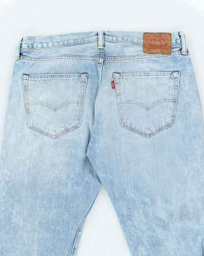 Vintage 90's Levi's 501 Blue Acid Wash Jeans - W34 L30