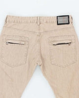 Vintage 90's Pierre Balmain Slim Fit Beige Wash Jeans - W30 L32