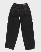 Vintage 90's Exhaust Baggy Wide Leg Dark Wash Jeans - W30 L31