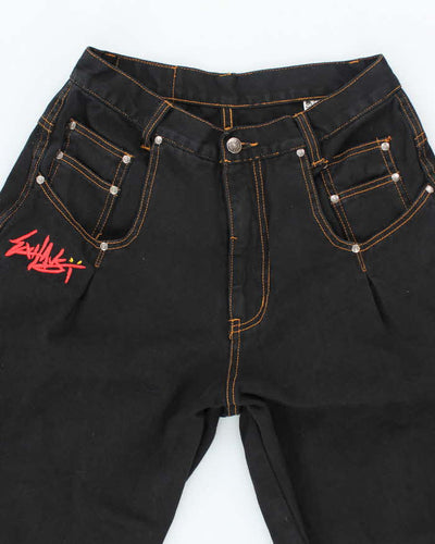Vintage 90's Exhaust Baggy Wide Leg Dark Wash Jeans - W30 L31