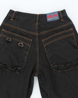 Vintage 90's Exhaust Baggy Wide Leg Dark Wash Jeans - W30 L31