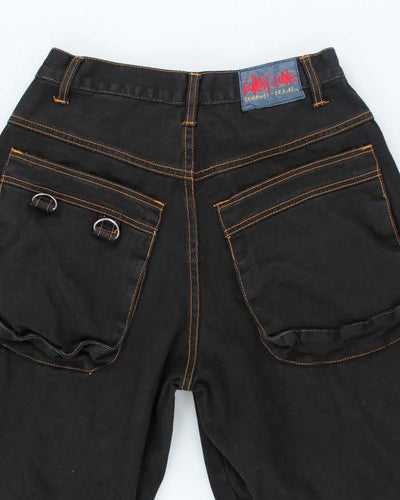 Vintage 90's Exhaust Baggy Wide Leg Dark Wash Jeans - W30 L31