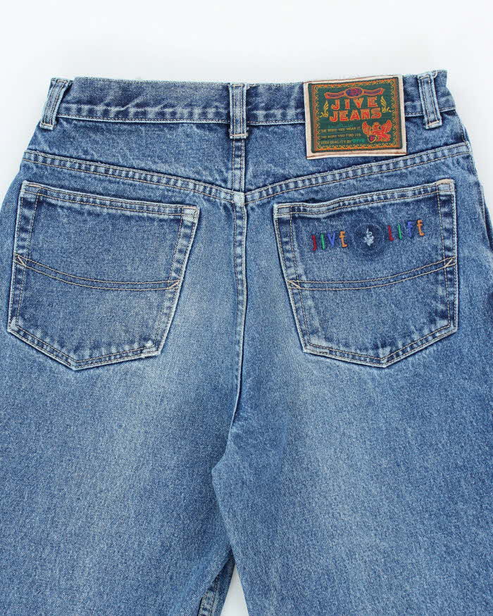 Vintage 90's Jive Tapered Dark Wash Denim Jeans - W30 L27