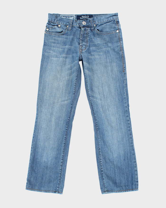 Vintage Y2K Rock &amp; Republic Light Wash Straight Fit Jeans - W30 L27