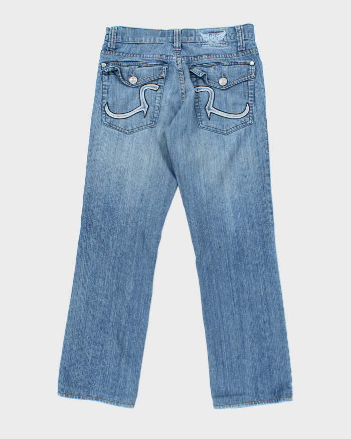 Vintage Y2K Rock &amp; Republic Light Wash Straight Fit Jeans - W30 L27