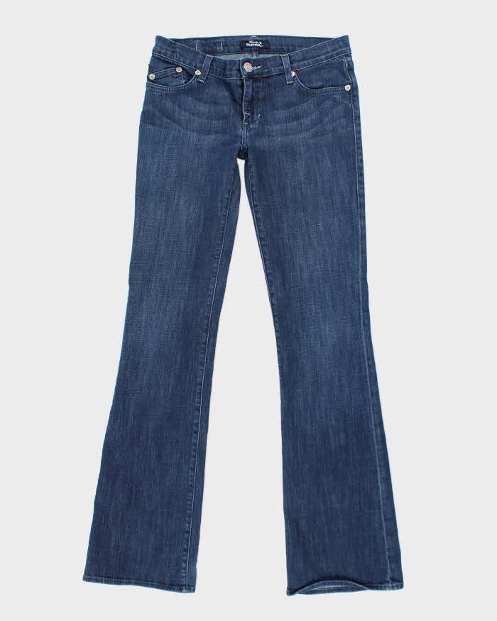 Vintage Y2K Rock &amp; Republic Dark Wash Straight Flared Jeans - W28 L31