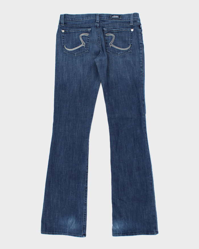 Vintage Y2K Rock &amp; Republic Dark Wash Straight Flared Jeans - W28 L31
