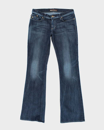 Vintage Y2K Rock & Republic Dark Wash Straight Flared Jeans - W30 L32