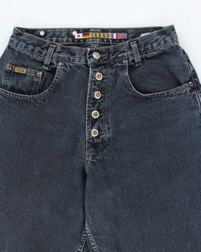 Vintage 90's Ikeda Dark Wash Regular Tapered Jeans - W26 L32