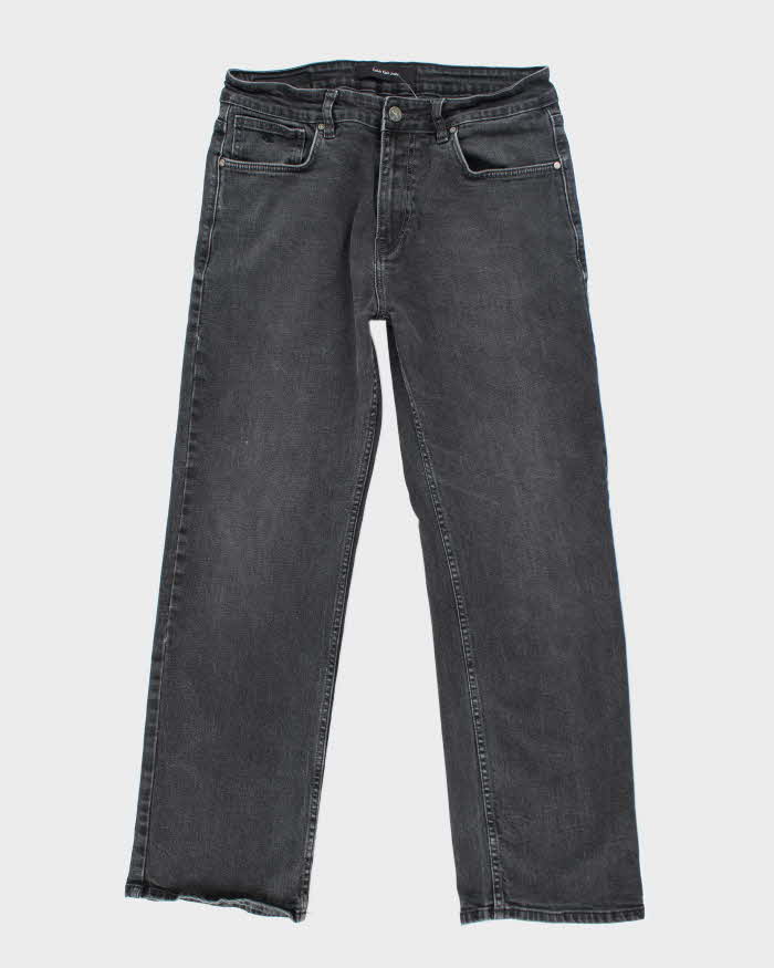 Vintage 90's Calvin Klein Grey Stone Wash Relaxed Fit Jeans - W32 L29