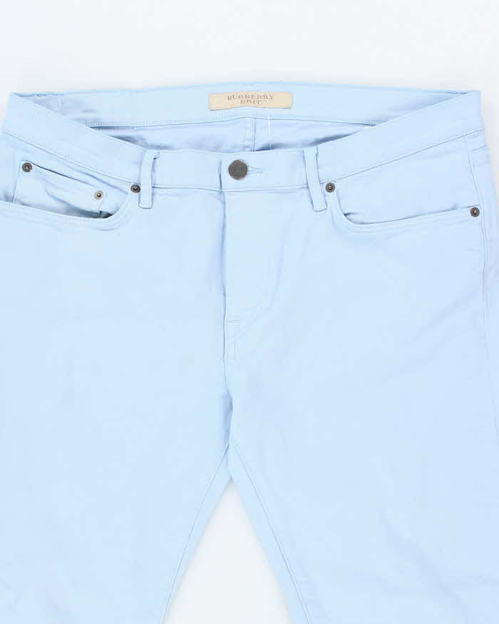 Vintage 2000's Burberry Slim Fit Light Wash Jeans - W36 L27