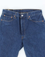 Vintage 90's Levi's 501 Dark Wash Denim Jeans - W32 L33