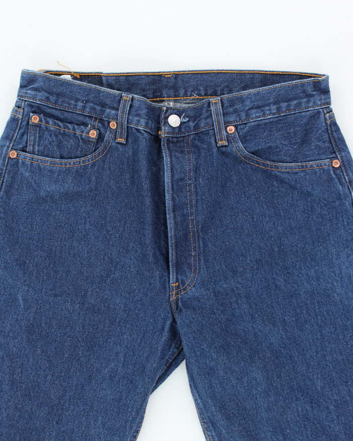 Vintage 90's Levi's 501 Dark Wash Denim Jeans - W32 L33