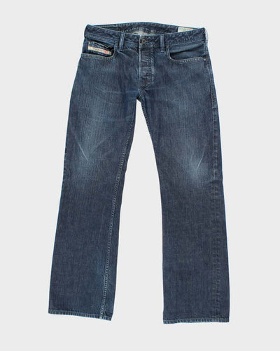 Vintage Y2K Diesel Straight Fit Dark Wash Jeans - W32 L30