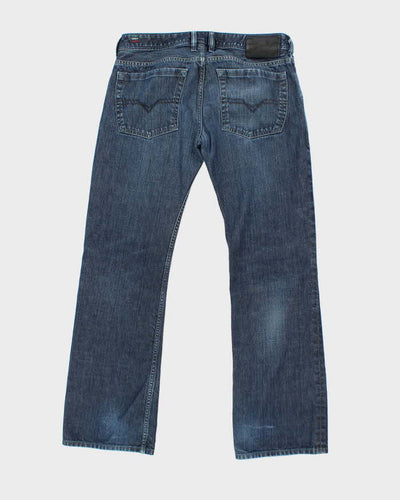 Vintage Y2K Diesel Straight Fit Dark Wash Jeans - W32 L30