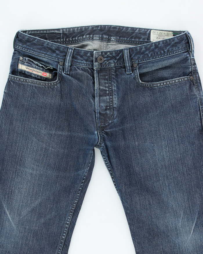 Vintage Y2K Diesel Straight Fit Dark Wash Jeans - W32 L30